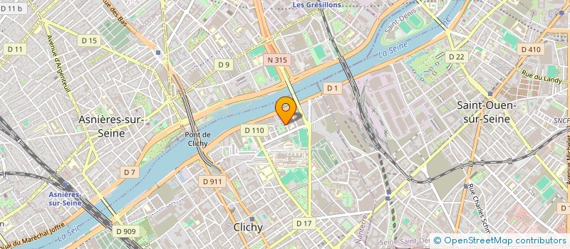 localisation de l'entreprise ENYA (ENSEMBLE NOUS Y ARRIVERONS) à CLICHY