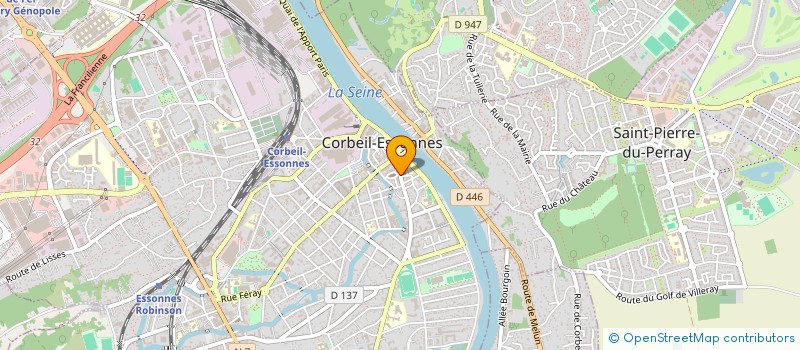 localisation de l'entreprise ENYAMIN CUTS  CORBEIL-ESSONNES