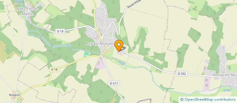 localisation de l'entreprise ENYE  ACY-EN-MULTIEN