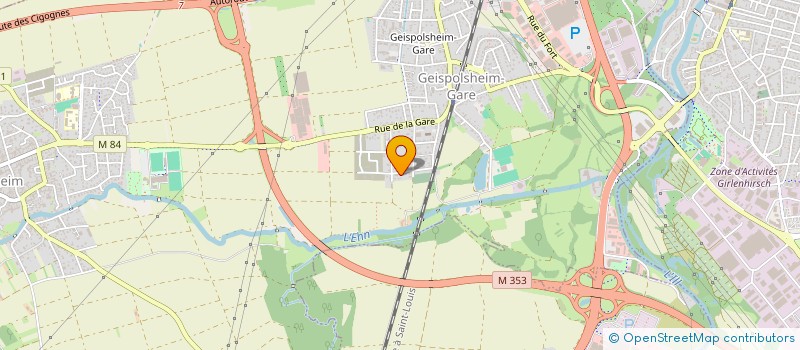 localisation de l'entreprise ENYO  GEISPOLSHEIM