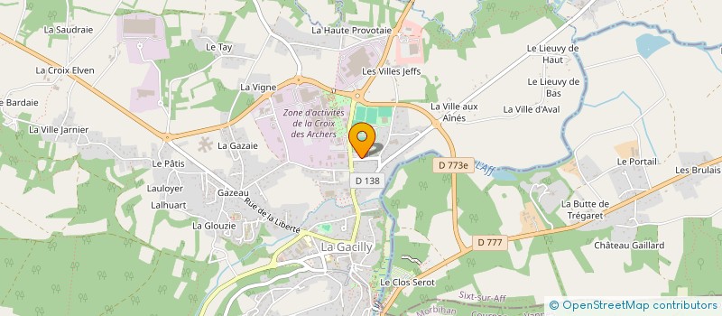 localisation de l'entreprise ENZ'AUTO  LA GACILLY