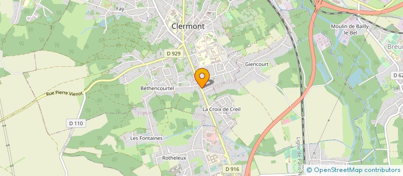 localisation de l'entreprise ENZ EAU LAVAGE  BREUIL-LE-VERT