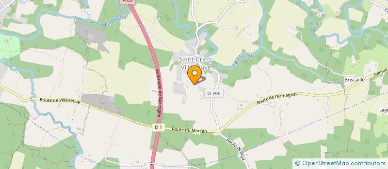 localisation de l'entreprise ENZ'IMMO  SAINT-CRICQ-VILLENEUVE