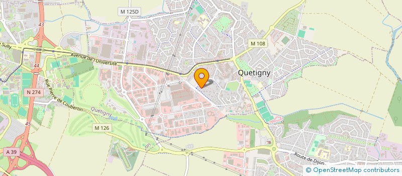 localisation de l'entreprise ENZ TRANSPORT à QUETIGNY