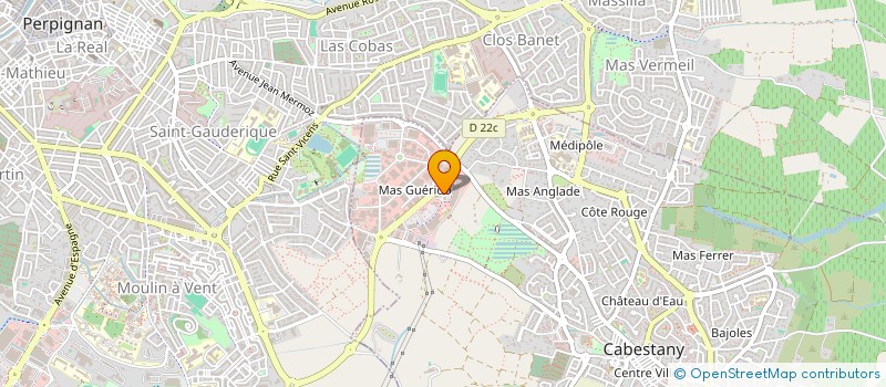 localisation de l'entreprise ENZA  CABESTANY