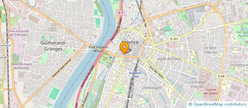 localisation de l'entreprise ENZA K. à VALENCE