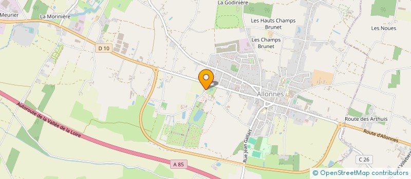 localisation de l'entreprise ENZA ZADEN FRANCE RECHERCHE  ALLONNES