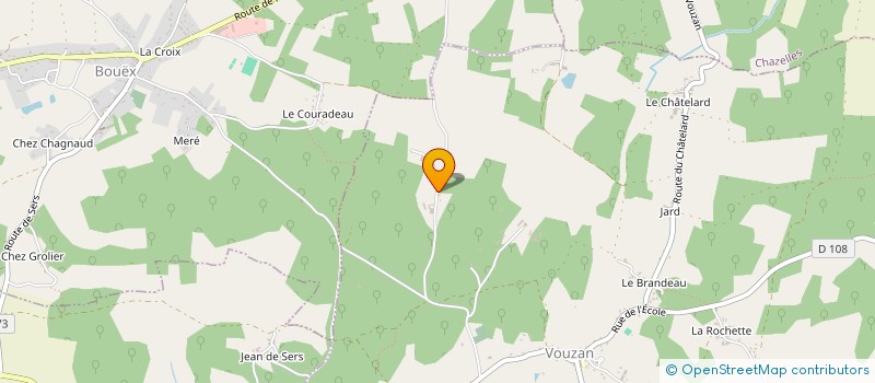 localisation de l'entreprise ENZAUREJU à VOUZAN