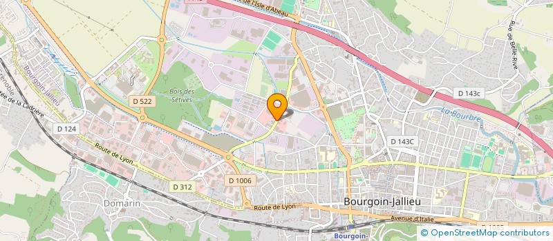 localisation de l'entreprise ENZAUTO  BOURGOIN-JALLIEU