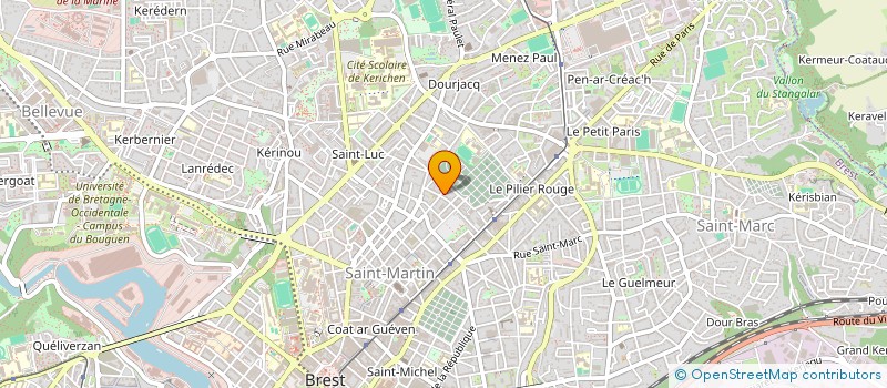 localisation de l'entreprise ENZCARL  BREST