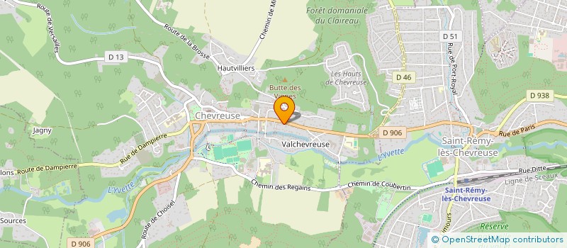 localisation de l'entreprise ENZLOR  CHEVREUSE