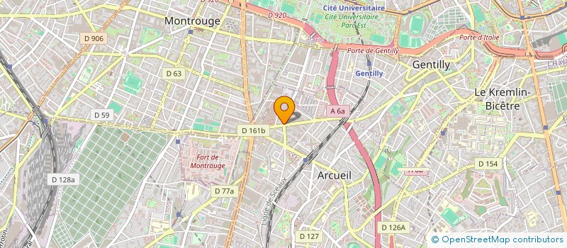 localisation de l'entreprise ENZO 2009  ARCUEIL