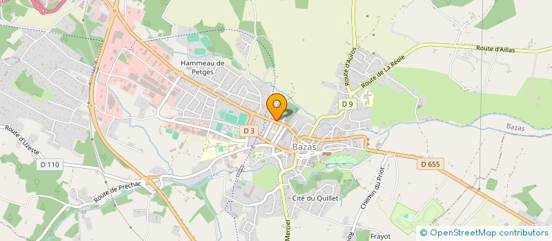 localisation de l'entreprise ENZO  BAZAS