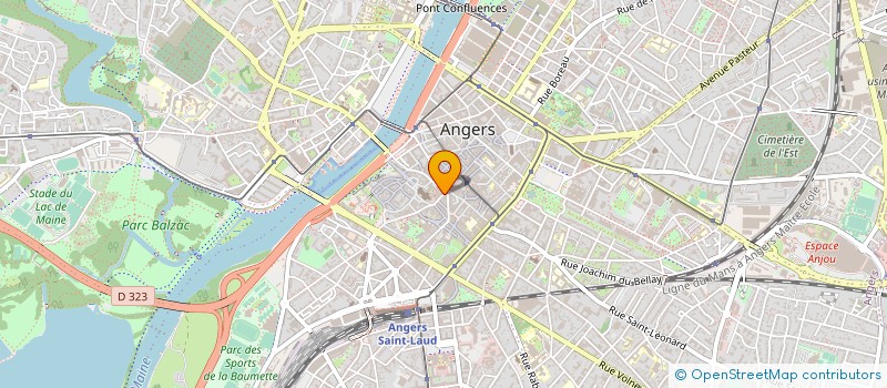 localisation de l'entreprise ENZO à ANGERS