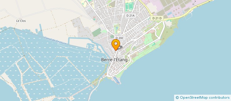 localisation de l'entreprise ENZO à BERRE-L'ETANG