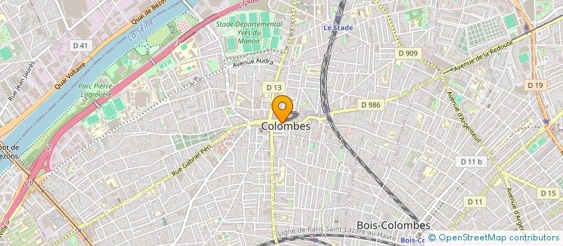 localisation de l'entreprise ENZO à COLOMBES