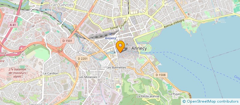 localisation de l'entreprise ENZO à ANNECY