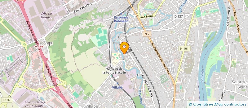 localisation de l'entreprise ENZO à CORBEIL-ESSONNES