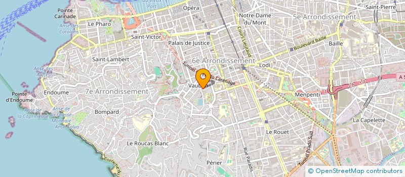 localisation de l'entreprise ENZO à MARSEILLE