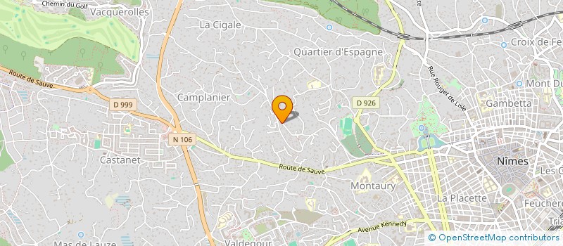 localisation de l'entreprise ENZO  NIMES