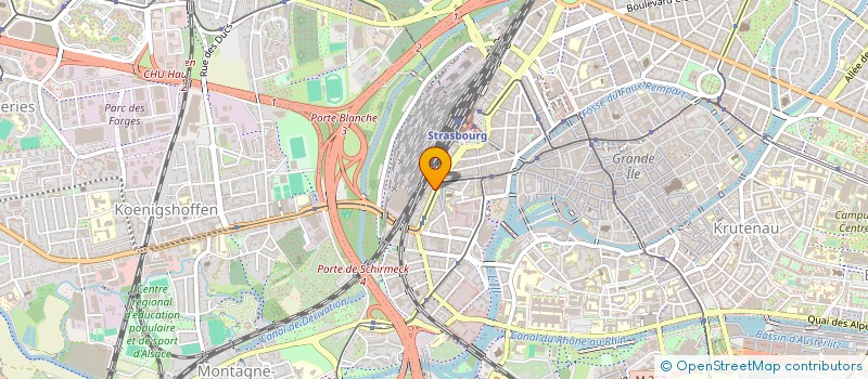 localisation de l'entreprise ENZO à STRASBOURG