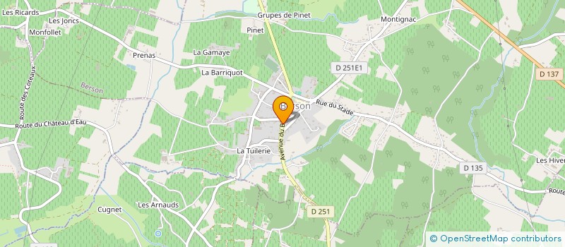 localisation de l'entreprise ENZO  BERSON