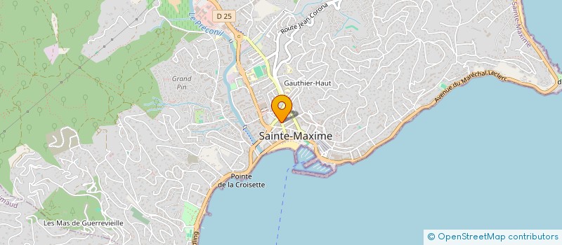 localisation de l'entreprise ENZO à SAINTE-MAXIME