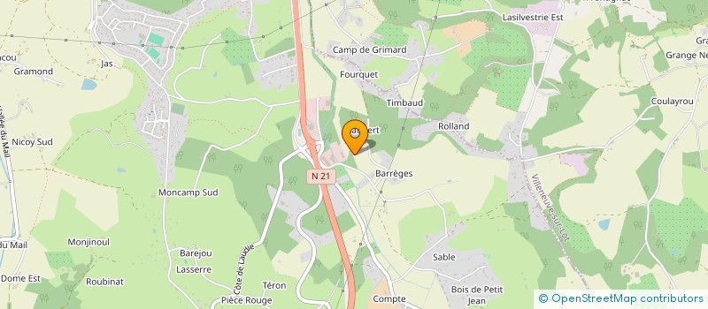 localisation de l'entreprise ENZO  PUJOLS