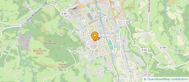 localisation de l'entreprise ENZO  BAGNERES-DE-BIGORRE