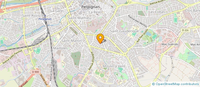 localisation de l'entreprise ENZO à PERPIGNAN