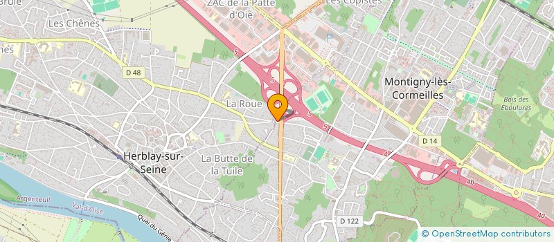 localisation de l'entreprise ENZO 95  MONTIGNY LES CORMEILLES