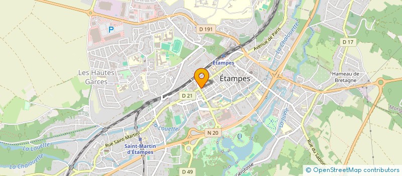 localisation de l'entreprise ENZO à ETAMPES