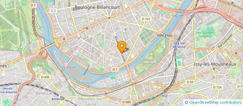 localisation de l'entreprise ENZO BERNAERT à BOULOGNE-BILLANCOURT