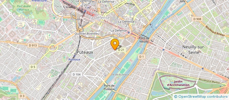 localisation de l'entreprise ENZO CERYL  PUTEAUX