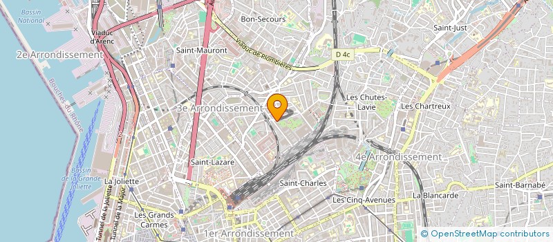 localisation de l'entreprise ENZO CONSTRUCTION à MARSEILLE