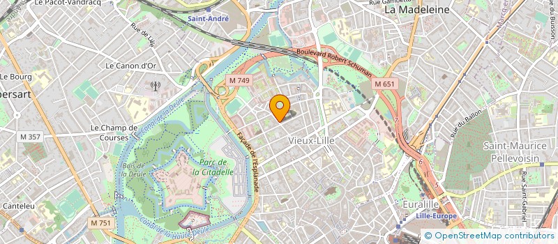 localisation de l'entreprise ENZO CRAVATES à LILLE