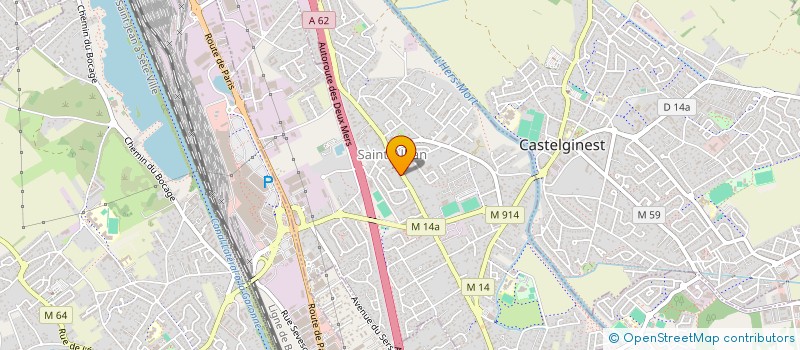 localisation de l'entreprise ENZO FERNANDEZ OPTICIEN  SAINT-ALBAN