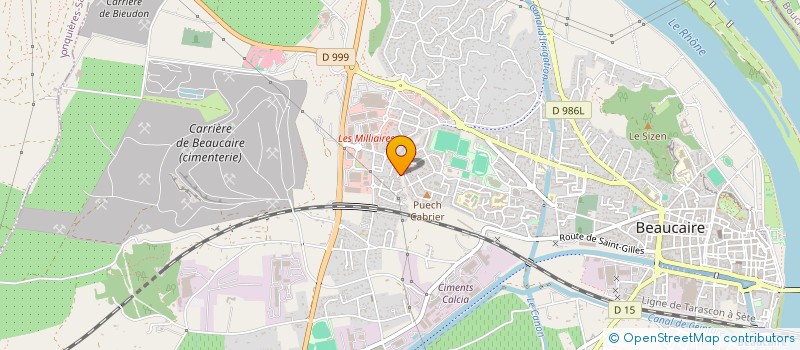 localisation de l'entreprise ENZO PAYSAGE à BEAUCAIRE