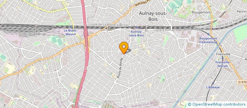 localisation de l'entreprise ENZO PIZZA à AULNAY-SOUS-BOIS
