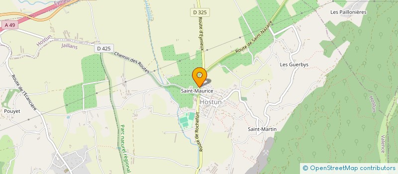 localisation de l'entreprise ENZO RENOV'  HOSTUN