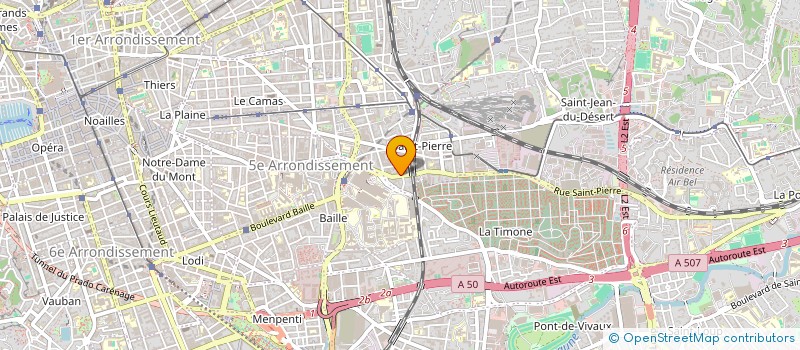 localisation de l'entreprise ENZO ROMOLI MASSO-KINESITHERAPEUTE à MARSEILLE