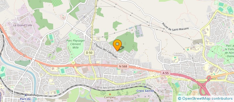 localisation de l'entreprise ENZO TRANSPORT à MARTIGUES