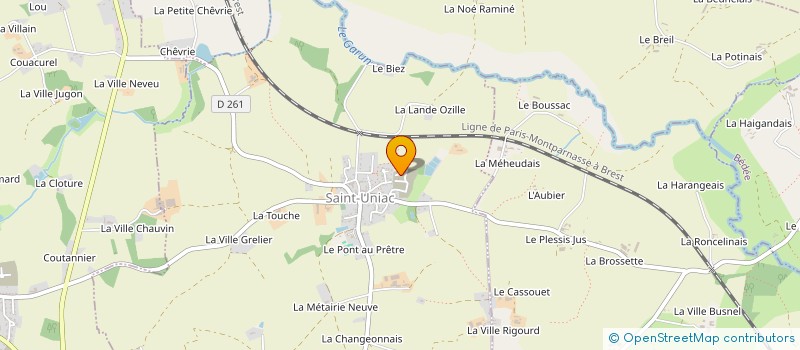 localisation de l'entreprise ENZO VOISIN MOBILITE  SAINT-UNIAC