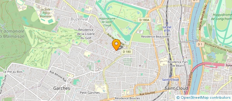 localisation de l'entreprise ENZO VTC à GARCHES