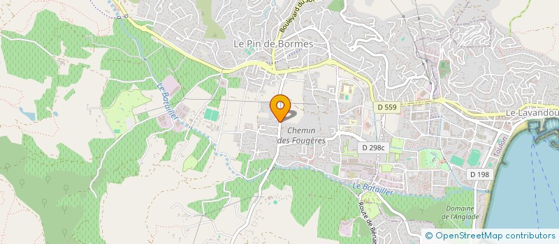 localisation de l'entreprise ENZOART à BORMES-LES-MIMOSAS