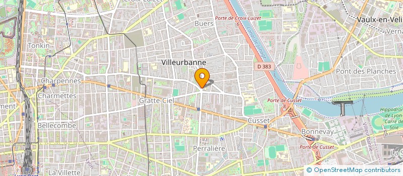 localisation de l'entreprise ENZOE  VILLEURBANNE