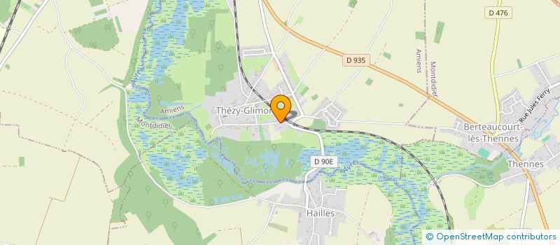 localisation de l'entreprise ENZOELYO  THEZY-GLIMONT