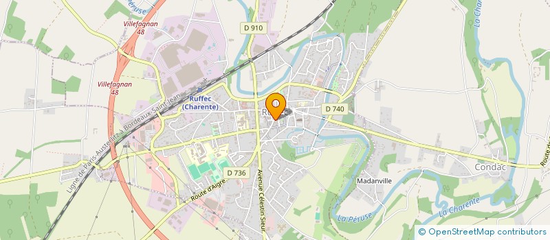 localisation de l'entreprise ENZOLE à RUFFEC