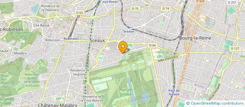localisation de l'entreprise ENZOLINO à SCEAUX