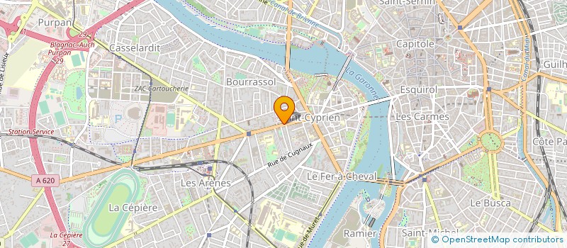 localisation de l'entreprise ENZOLYS à TOULOUSE